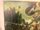 George Dergalis oil painting abstract