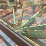 Iron Gate Cocktail Table with Glass Top