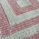 Stark Brown Pink and Red Geometric Rug 12'2" x 14'5"