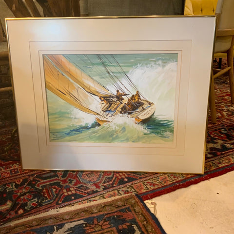 Jan Selman sailboat painting