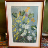 Molly Luce pastel "Wild Grapes and Other Flowers"