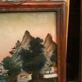 reverse glass painting Chinese