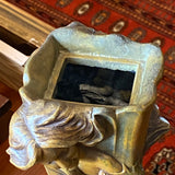 Art Nouveau Metal Figural Vase