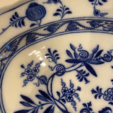 blue onion platter