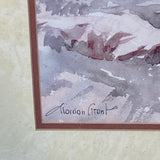 Large Sailboats of the Shore, Signed Grant