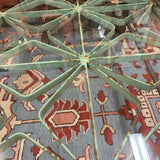 Iron Gate Cocktail Table with Glass Top