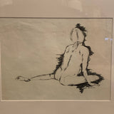 Original Sketch by Richard Prince female nude