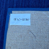 Variegated Blue Area Rug 10'3" x 13'2"