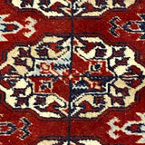 Red Bokara Rug 7'9" x 11'