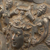 German Shield with War Fighting Scenes
