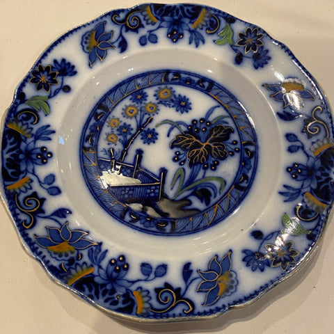 Nankin flo blue small plate