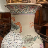pair of hydrangea Chinese vases