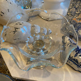 sterling and glass bowl