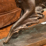 Russian Borzoi Bronze Statue, Signed