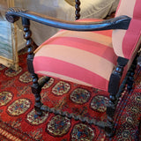 Barley Twist Frame Chair with High Back