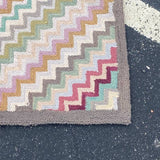 Dash & Albert Pastel Zig Zag Wool Rug 5' x 8'