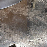Silver Plate Reticulated Edge Tray with Handles