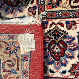 Large Wool Rug - Red & Beige Tones with Centered Medallion, Sold As Is