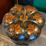 Sarried Ltd Gourd Box, Black and Amber