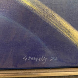 Modernist painting of The Charles by George Dergalis