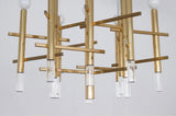 Sciolari brass and lucite