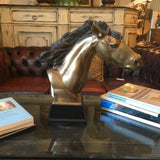 Mid Century Bronze Horse Bust