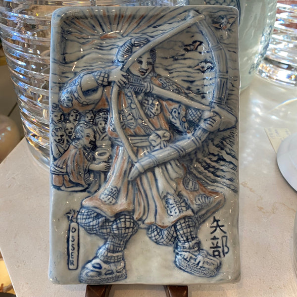 Stephanie Osser blue and white tile