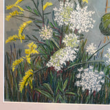 Molly Luce pastel "Wild Grapes and Other Flowers"