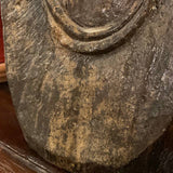 Carved Wood African Bust