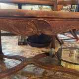 caned carved frame Louis style chair