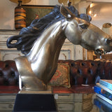 Mid Century Bronze Horse Bust