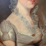 Oil on Canvas of Mrs. Stephen Salisbury