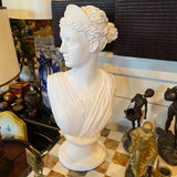 Artemis Diana bust statue white