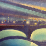 Modernist painting of The Charles by George Dergalis