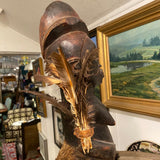 carved African man sculpture