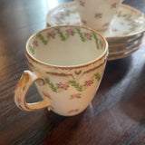 Limoges set of 4 demitasse cups and saucers