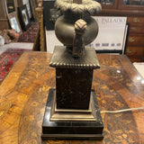 Black Marble urn lamp