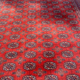 Red Bokara Rug 8'8" x 12'10"