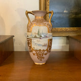 Nippon lanndscape scene vase