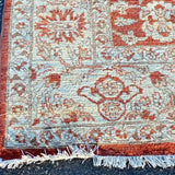 Peach & Tan Persian Rug 6' x 9'4"