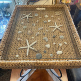 seagrass tray table