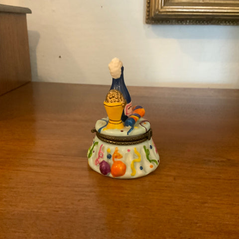 small porcelain box