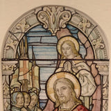 Watercolor of a Stained Glass Rendering by Abbott & Co