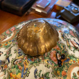 Rose Medallion Covered Tureen with Gold Handles