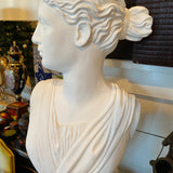 Artemis Diana bust statue white
