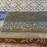 Blue & Black Patchwork Style West Elm Cadiz Machine Made Rug 8' x 10'