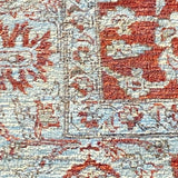 Peach & Tan Persian Rug 6' x 9'4"