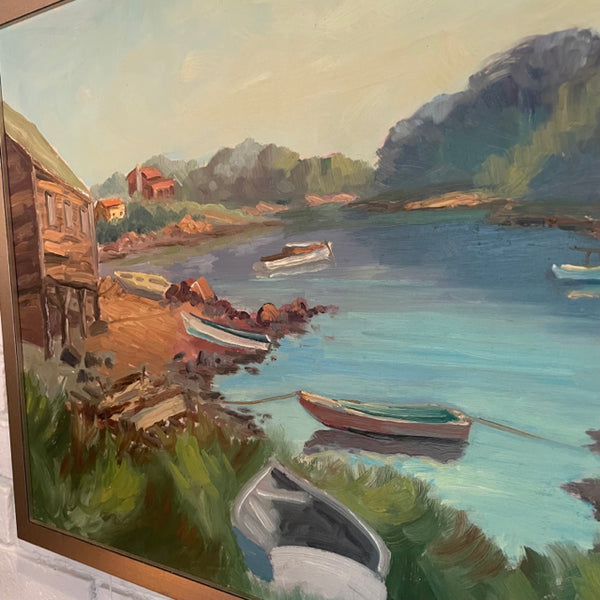 G. Morris signed painting