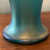 Pair of Green Favrile Glass Vases