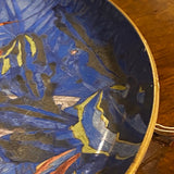Signed Porcelain Painted Platter Charger